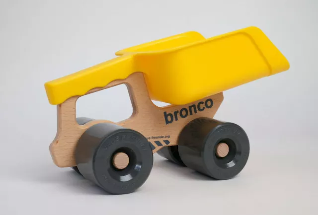 Bronco Schaufeltruck Holz Schaufel Laster Sand Sandkasten LKW Muldenkipper Truck