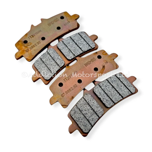 2X PAIRS BREMBO HH Sintered Front Brake Pads for Triumph Daytona 765