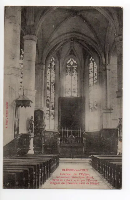 BLENOD LES TOUL Meurthe et moselle CPA 54 the church built by the bishop h. Hazards