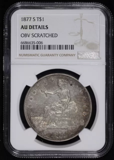 1877-S T$1 Trade Dollar NGC AU Details