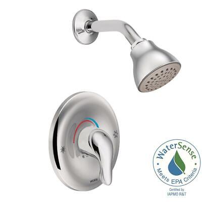 MOEN Chateau Single-Handle 1-Spray Shower Faucet in Chrome (Valve Included)
