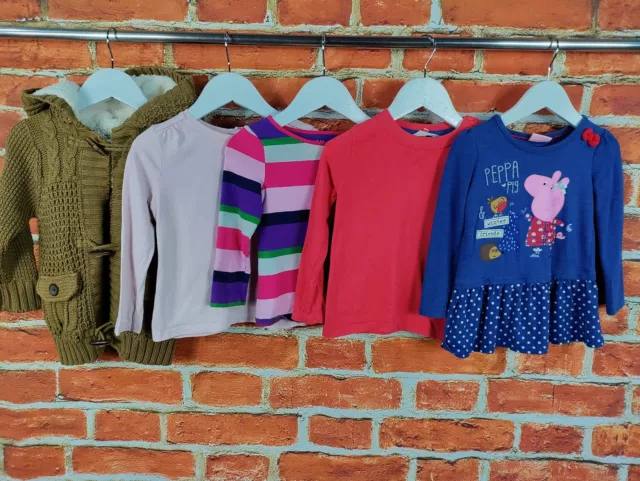 PACCHETTO BAMBINA ETÀ 18-24 MESI NEXT H&M ecc. CARDIGAN TOP PEPPA PIG SET 92CM