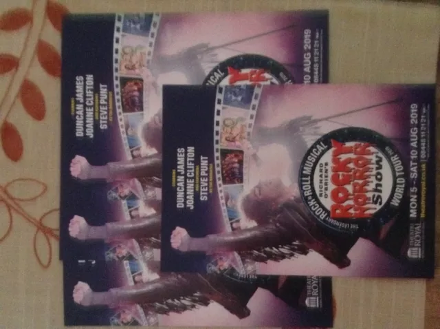 ROCKY HORROR SHOW THEATRE FLYERS X 4 - Newcastle Theatre Royal