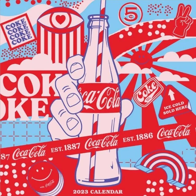 TF Publishing,  Coca Cola Vibrant Joy 2023 Wall Calendar