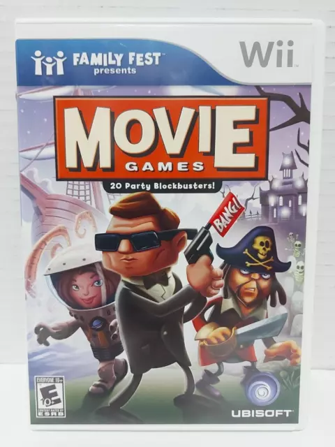 Nintendo Wii Movie Games 20 Party GamesComplete Tested Very Good condition