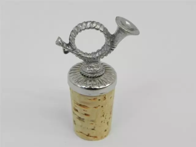 Corcho Decorativo con Motivo Cuerno de Caza - Tapa de la Botella