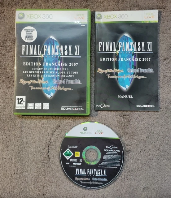 Final Fantasy XI - Édition Française 2007 Sur Xbox 360 - Complet (boîte, Notice) - Bon état