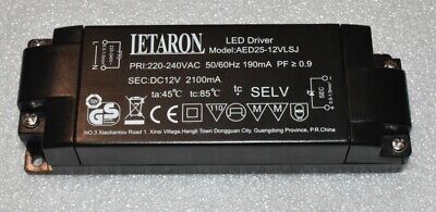 Letaron AED08-350ILS Transformateur LED pour transformateur 8 W 350 mA 9-24 V 
