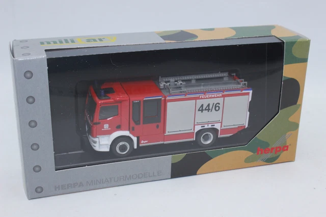 Herpa Camion Pompier MAN TGM CC Z-Cab Miniature 1:87 – Collection Allemagne, Plastique