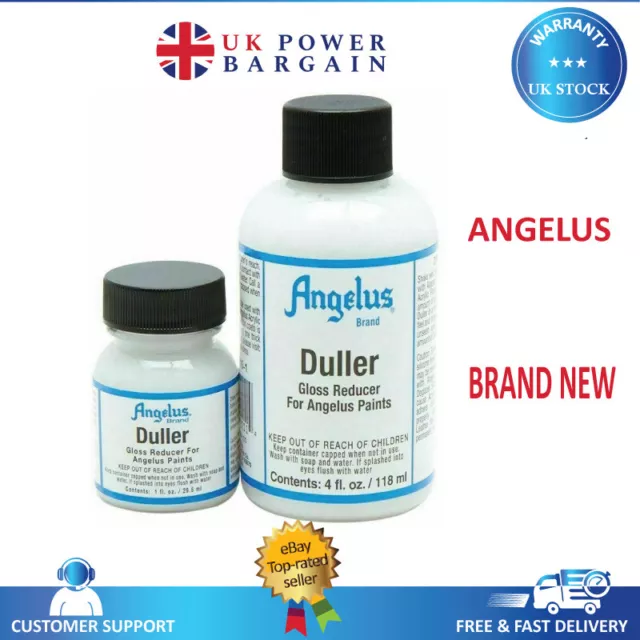 Angelus Acrylic Leather Paint Duller Additive Finish Non-Glossy Finisher 1/4Oz