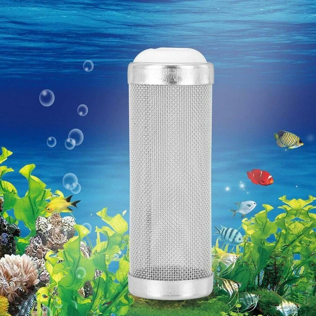 Aquarium Steel Mesh Filter Fish Inlet Protect Inflow Shrimp Guard  UK