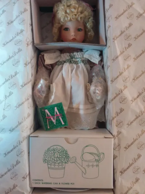 ”Mary Had a Little Lamb" Limited Edition Porcelain doll by Edwin M. Knowles NIB