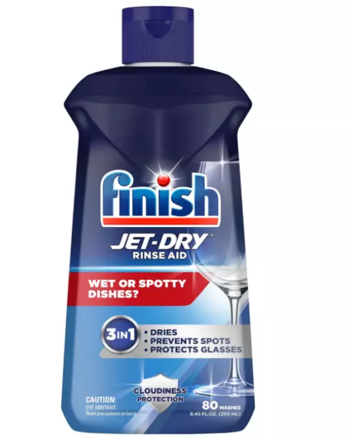 Finish Jet-Dry Rinse Aid, Dishwasher Rinse Agent & Drying Agent, 8.45 Fl Oz May