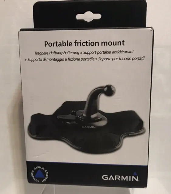 Portable Auto Friction Mount for Select Garmin GPS - Black 010-11280-00-FS
