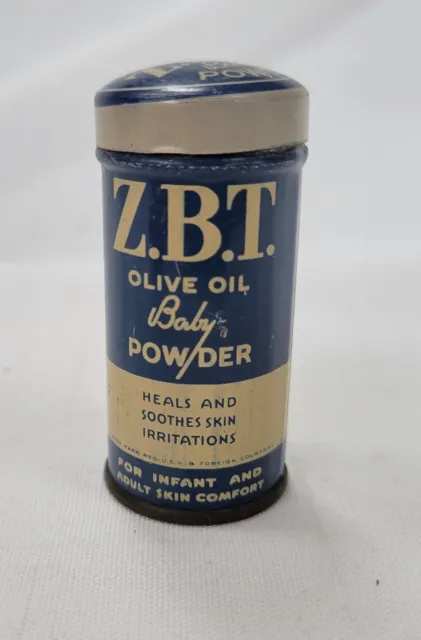 Antique Talcum Powder ZBT Baby Powder Tin