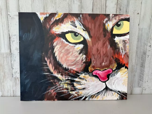 Big Cat Rescue - Original Florida Panther Painting