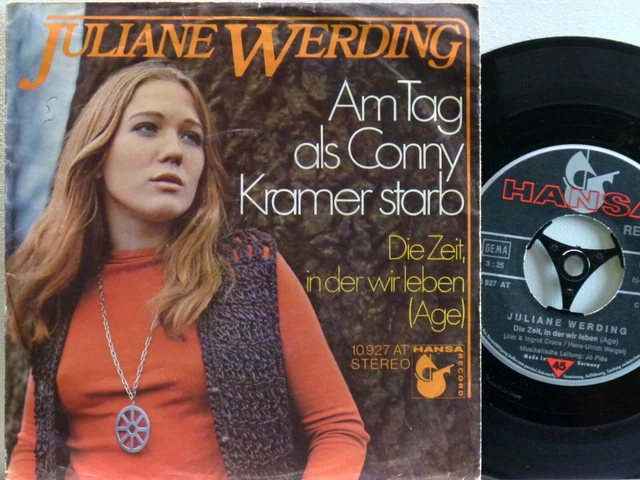 JULIANE WERDING -AM Tag als Conny Kramer starb D-1972 Hansa 10 927 AT