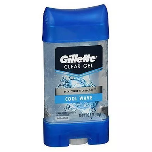 Gillette Anti-transpirant Déodorant Gel Transparent Cool Wave 118ml Par Gillette