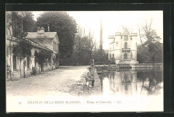 CPA Coye-la-Foret, Chateau de la Reine Blanche, Étangs de Commelle