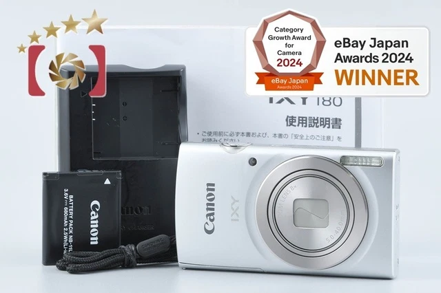 CANON IXY180 COMPACT Digital Camera Silver Japan $463.29