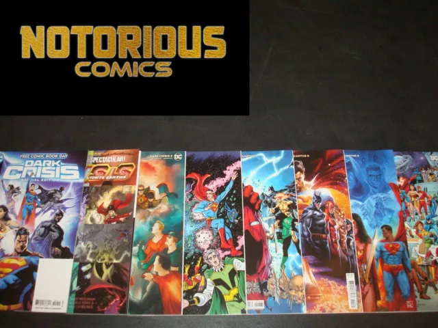 Dark Crisis on Infinite Earths 0-7 Complete Homage Variant Set DC Comic Lot