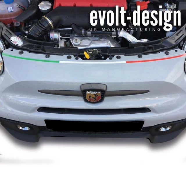 SHUT BUMPER Italian Flag Decal Also For Fiat Stripe Abarth 500