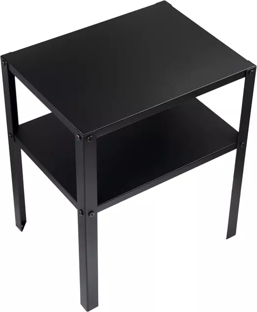 Armadio comodino IKEA KNARREVIK tavolino decorativo metallo nero con