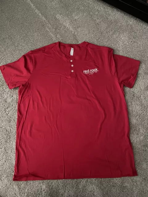 Red Rock Casino Shirt Sz 2XL Polo Style Resort Spa  Las Vegas Short Sleeve XXL