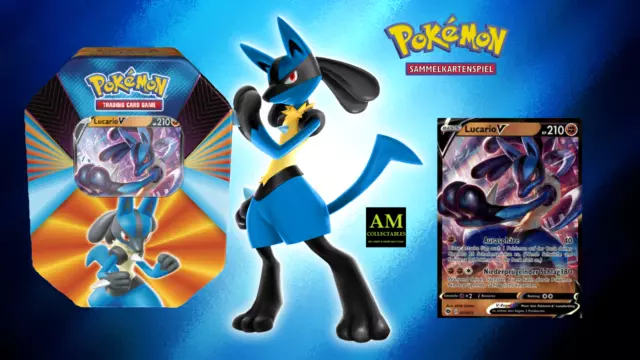 Pokemon Tcg Sammelkartenspiel - Tin Box  - Lucario V  Deutsch Neu