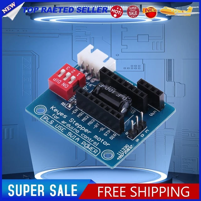 STEPPER MOTOR DRIVER Shield Module 3D Printer Parts 5V 12V-24V for ...