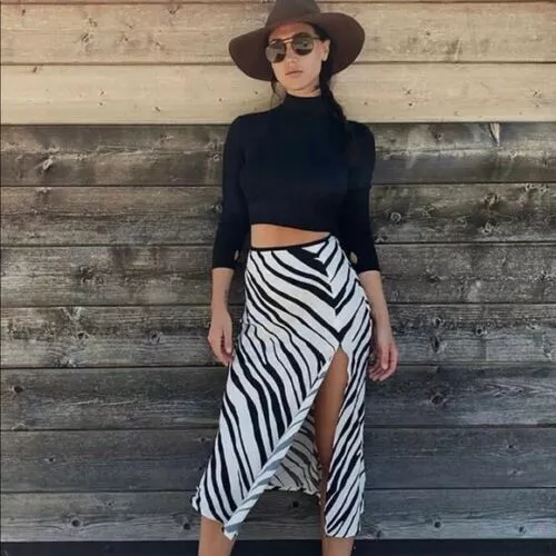 ZARA GONNA ANIMALIER Taglia M EUR 45 75 PicClick IT