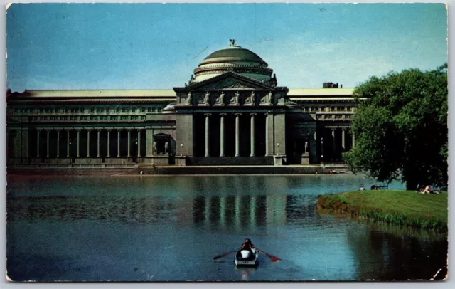 Vtg Chicago Illinois IL Museum of Science and Industry 1950s View Postcard