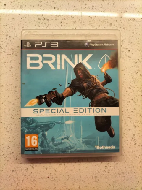 Brink + Manual - PS3 **Free Postage** Sony PlayStation 3 - PAL - Special Edition