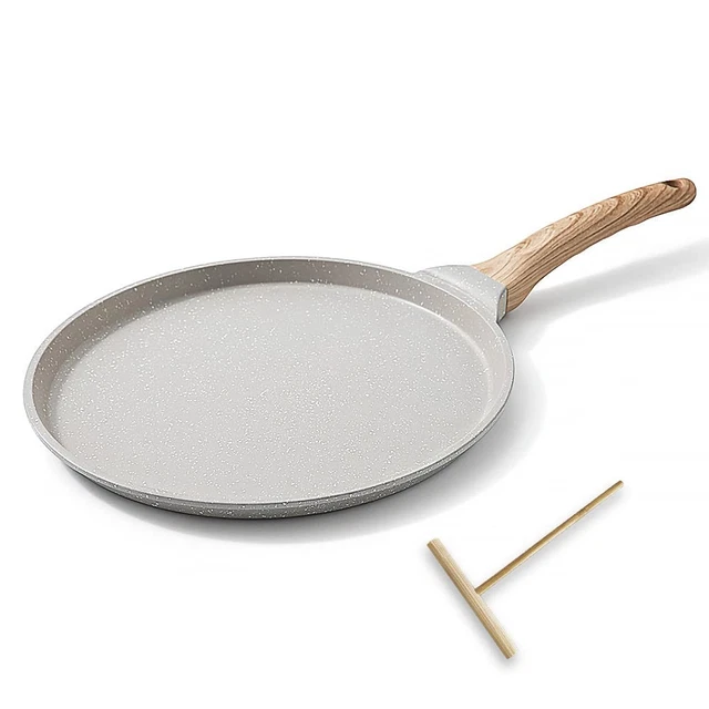 Poêle à Griller Carré Stone&Stone 47cm - Induction Antiadhésive GREBLON C3+ - Sans PFOA