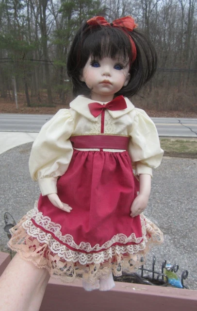 Dianna Effner Porcelain Doll 15" Jenny porcelain with cloth body