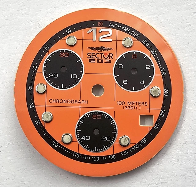 Montre Chronographe Sector Sphere - Réf. 5215318063 - Cadran Vintage - Neuf Sans étiquette