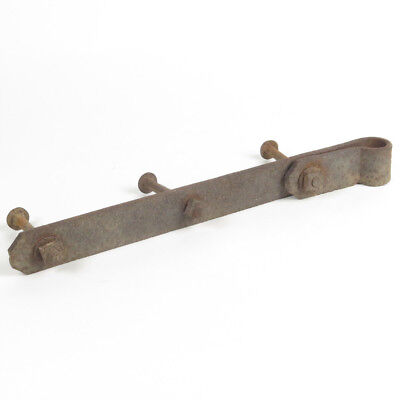Antique wrought iron strap hinge door barn gate blacksmith 14.75 in