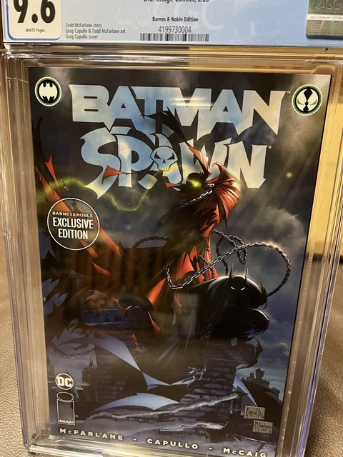 Batman Spawn #1 CGC 9.6 Barnes & Noble Variant Cover Macfarlane Capulo DC Comics