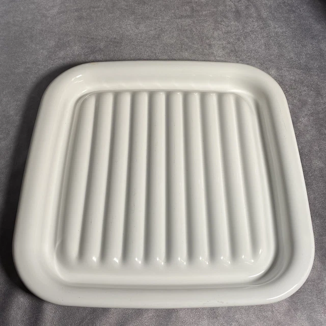 Corning Ware MR-2 Microwave & Oven Browner Roasting Rack Easy Clean Corning Ware MR-2 Microwave & Oven Browner Roasting Rack Easy Clean