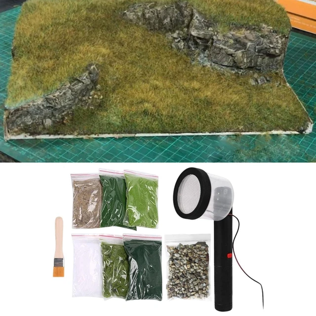 WWS 6mm Herbe Statique Été | 1000ml | Matériel pour Maquette