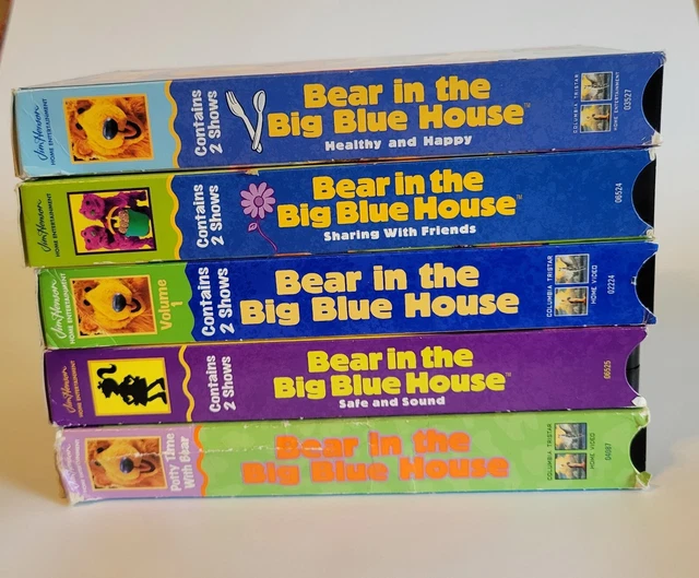BEAR IN THE Big Blue House Lot of 5 VHS EUR 56,39 PicClick FR