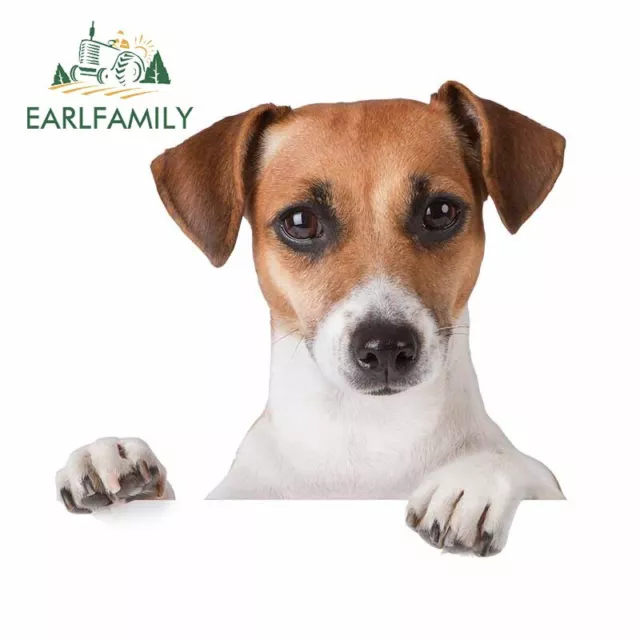 EARLFAMILY 5.1”Jack Russell Terrier Car Stickers Car Door Protector RV DIY Decal