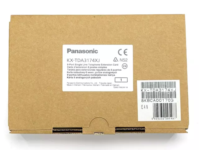 Panasonic Kx-Tda3174Xj , 8-Port Single Line Telephone Extension Card , New