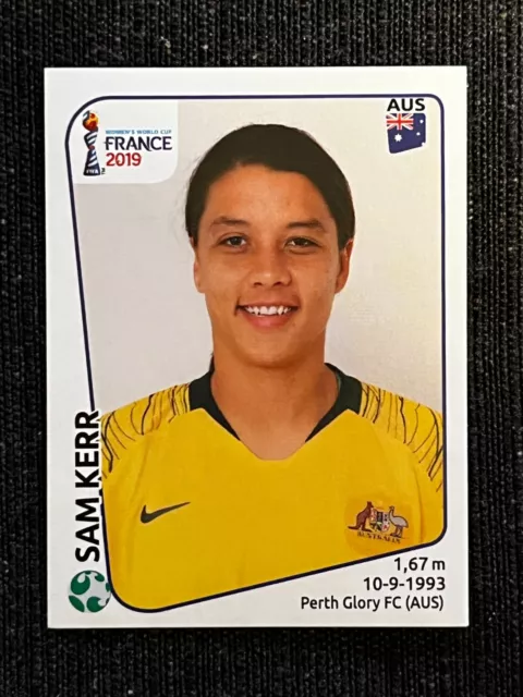 Sticker Panini Fifa World Cup Women France 2019 Sam Kerr Australia # 190 Star