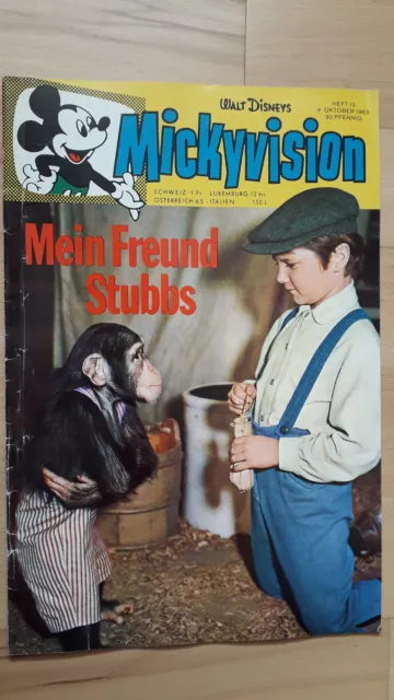 Mickyvision Nr.12 vom 4.10.1963 Mein Freund Stubbs - Z1-2 Comicheft Ehapa