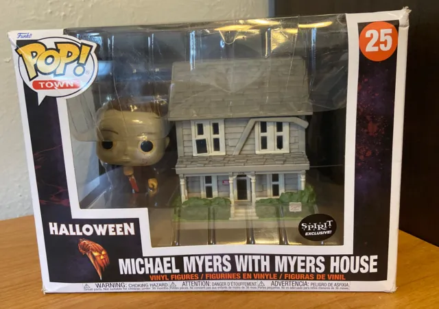 Funko Pop Town: Michael Myers with House Spirit Exclusive, Box Imperfections