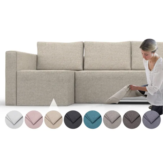 Comfortly Cover for Friheten Corner Sofa Bed Left - Cashmere Blends Proof Fabric