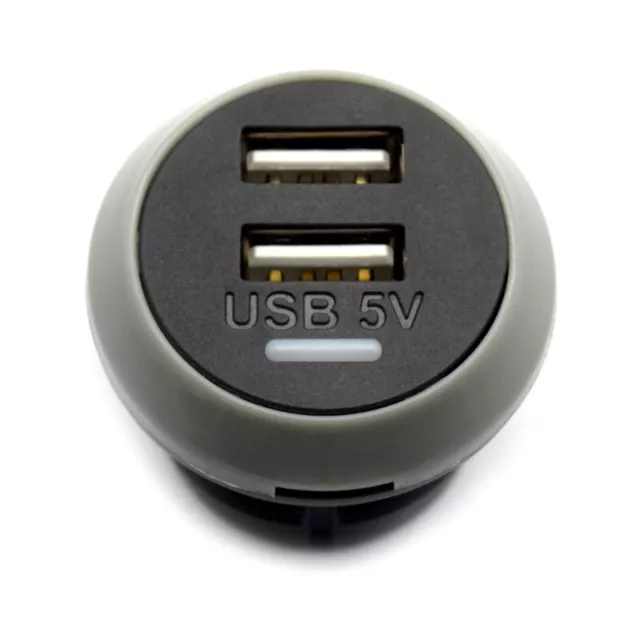 Auto USB Port Charging Car Charger Double Socket for 12V 24V Car Bus 2