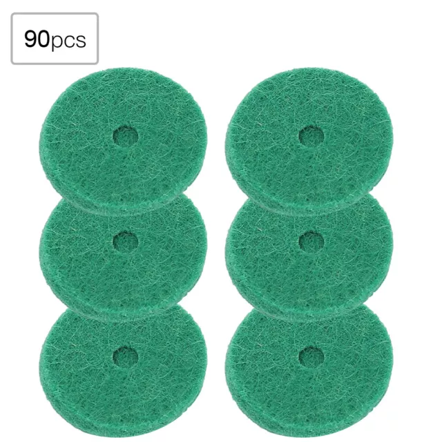 90pcs 22mm Piano Felt Balance Rail Punchings Keyboard Balance Washers Repair Ggm