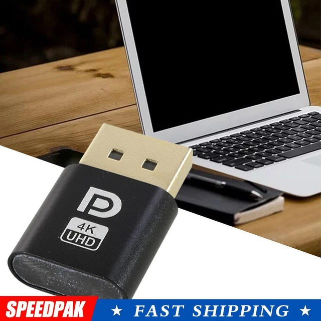 VIRTUAL DISPLAY ADAPTER Displayport Dummy Plug Headless Emulator Hot D7I2 £2.89 PicClick UK